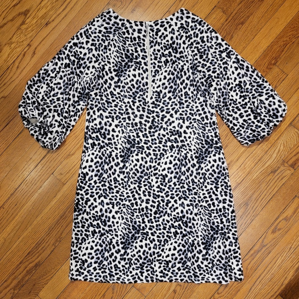 Tommy Bahama Darcy Lovely Leo Size Large‎ Leopard Balloon Sleeve Dress NWT - Picture 4 of 10